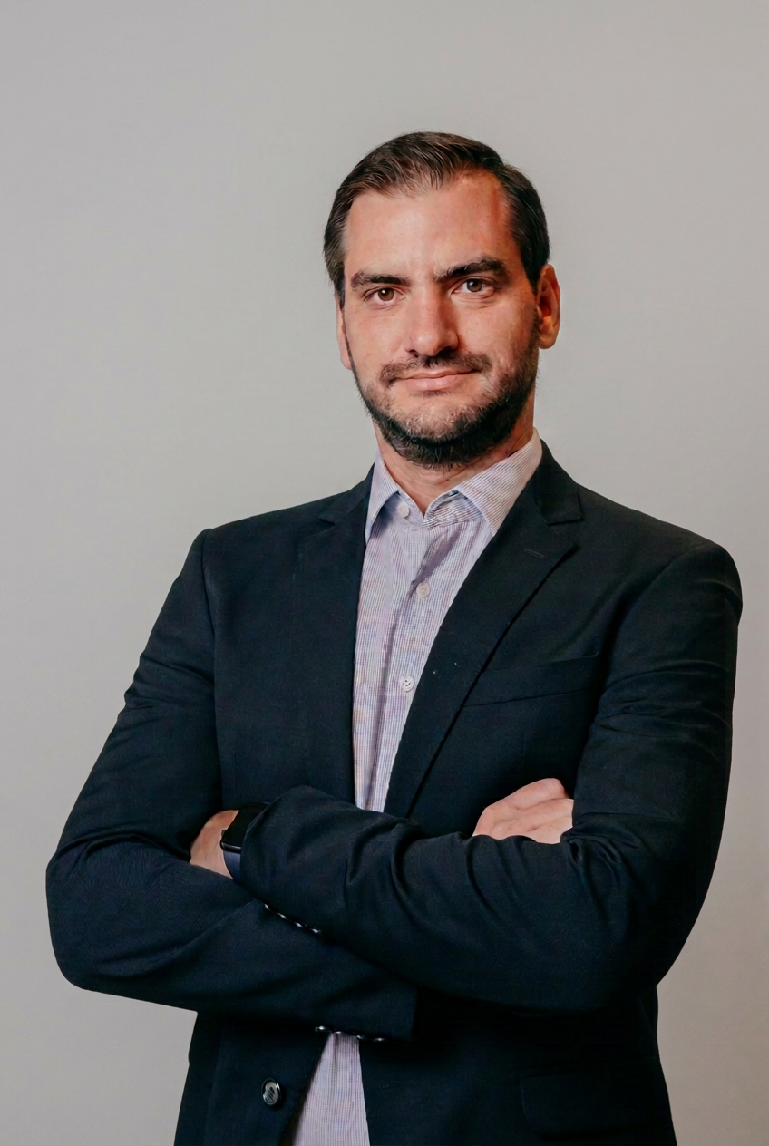 Retrato de Henrique Pocai, fundador da Vindú
